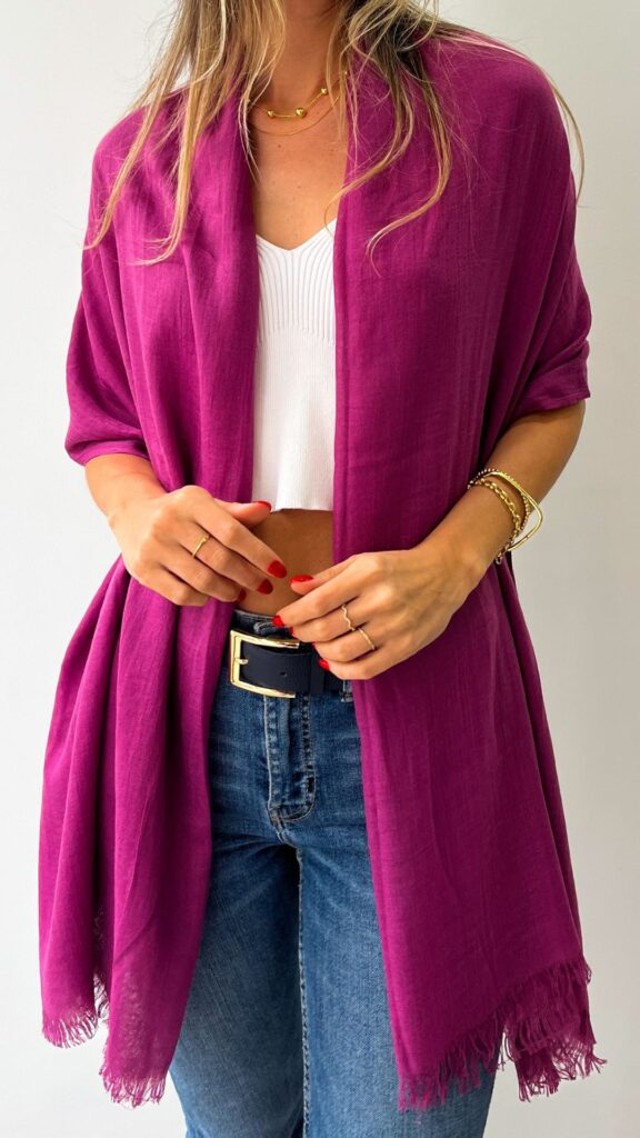 pashminas color entero