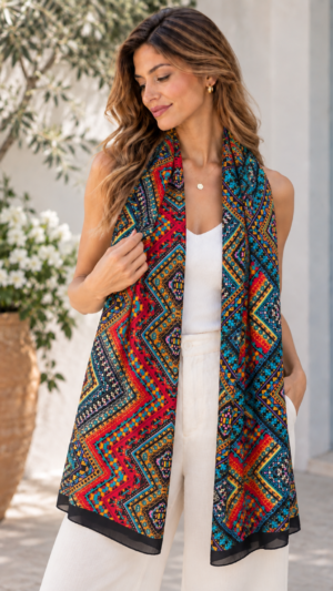 pañuelo rectangular grande