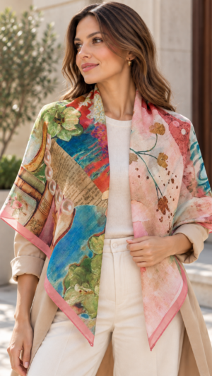 pashmina cuadrada