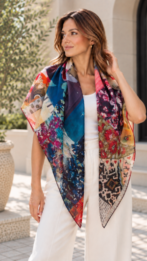 pashmina cuadrada