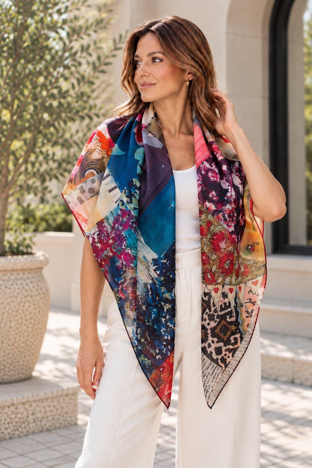 pashmina cuadrada pashmina cuadrada