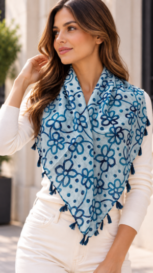 pashmina cuadrada mediana