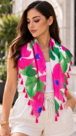 pashmina cuadrada mediana