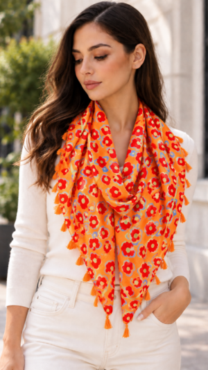 pashmina cuadrada mediana