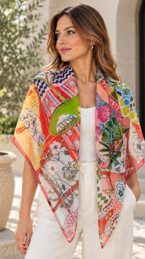 pashmina cuadrada