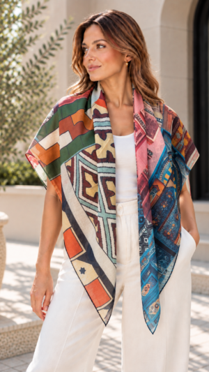 pashmina cuadrada