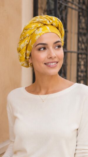 turbante semiarmado
