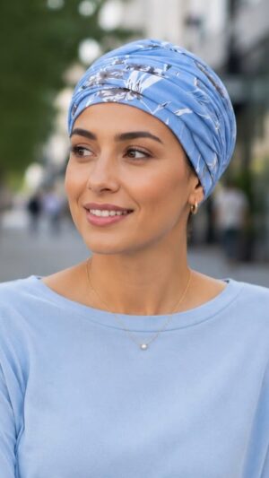 turbante semiarmado