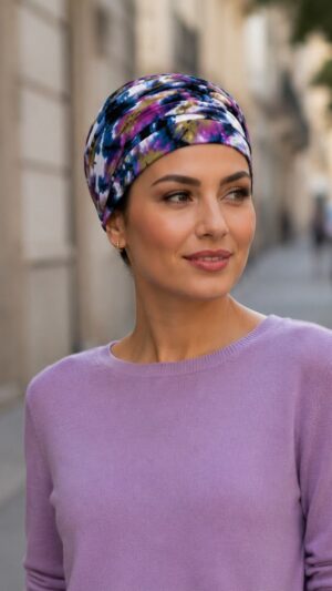 turbante semiarmado