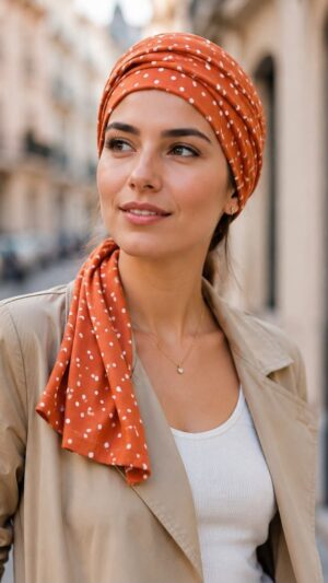 turbante semiarmado