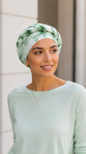 turbante semiarmado